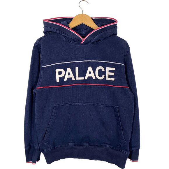 PALACE Other - PALACE FW17 Handle Hoodie Navy 100% Cotton Pullover Hoodie men's size Small